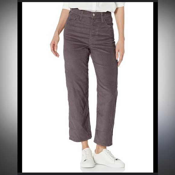 Levi's Pants - NWT Levi’s Ribcage Straight Ankle Corduroy Pants Gray Women’s Size 32 x 27